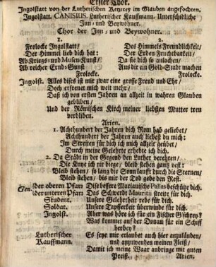 Das wegen tausend Jahr lang erhaltenen wahren Glauben glorreiche Ingolstatt
