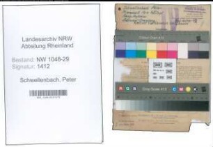 Entnazifizierung Peter Schwellenbach , geb. 15.03.1895 (Beamter)