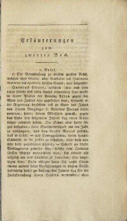 Erläuterungen zum zweyten Buch.