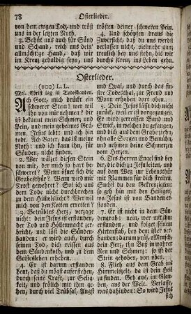 Osterlieder – Pfingstlieder