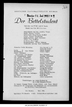 Der Bettelstudent