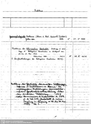 Probleme Geomorphologische