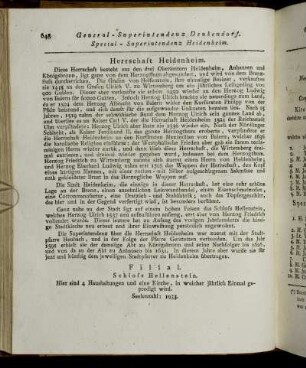 Special - Superintendenz Heidenheim.