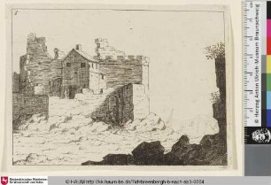 [Landschaft mit Burgruine; Landscapes with Ruins]