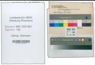Entnazifizierung Hermann Ullmar , geb. ()