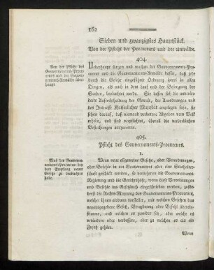 XXVII. Von der Pflicht der Procureurs und der Anwälde