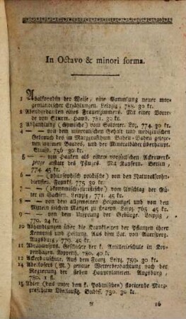 Seltene und kostbare Bücher, welche bey A. Blumauer ... zu haben sind. 1795/96
