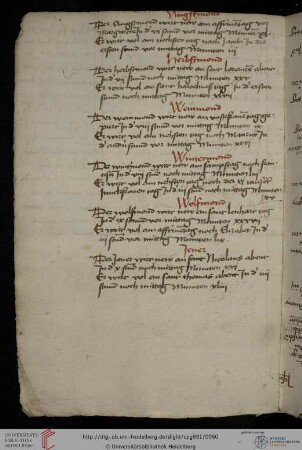 Termine von Neumond und Vollmond für das Jahr 1458