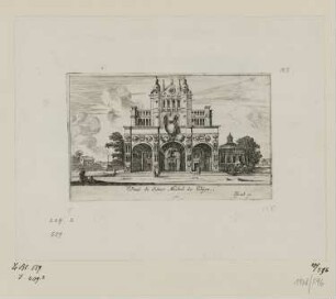 Veuë de Sainct Michel de Dĳon