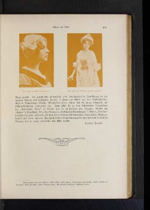 Lola Artot als Mimi in "Boheme"