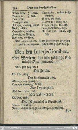 Von den Interjectionibus ...