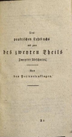 D. Ernst Gottfried Schmidts theoretisch-practischer Commentar über seines Vaters, D. Johann Ludwig Schmidts, practisches Lehrbuch von gerichtlichen Klagen und Einreden, 2