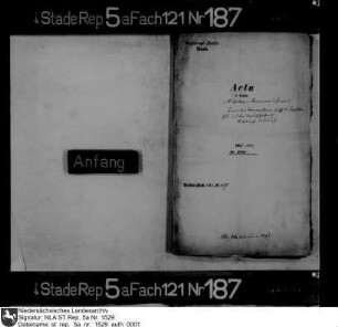 Die auf dem Debstedter Feld im Kirchspiel Imsum haftenden Forderungen des Regierungsrats und Residenten Bartholomäus von Wolfsberg