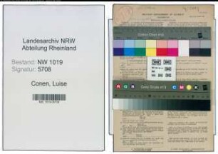 Entnazifizierung Luise Conen , geb. 30.11.1910 ()