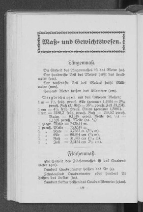 Flächenmaß.