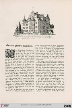 Emanuel Seidel's Wohnhaus