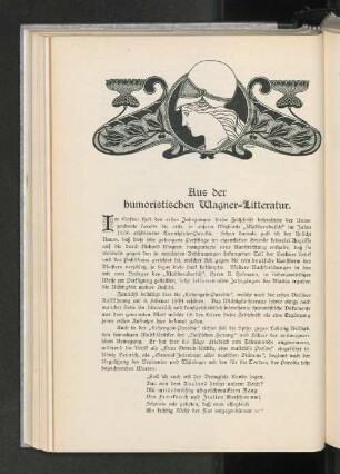 Aus der humoristischen Wagner-Litteratur