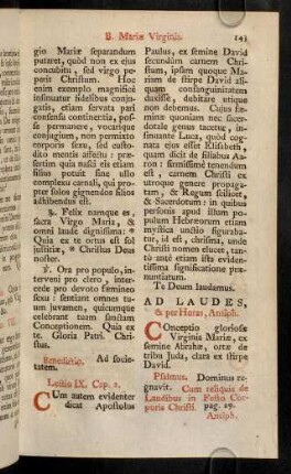 143-146, Ad Laudes