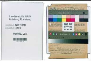Entnazifizierung Leo Hellwig , geb. 06.10.1909 ()
