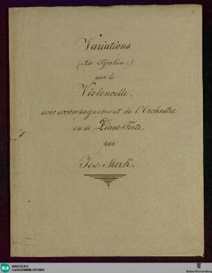 Variations - Don Mus.Ms. 1308 : vlc, orch; D