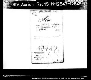 Der Streit in der jüdischen Gemeinde Esens um die Betstunden in Sterbefällen