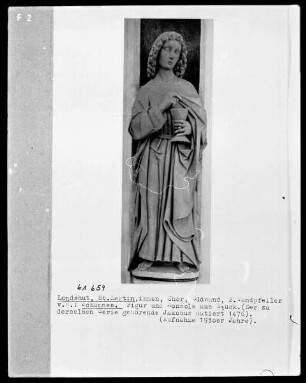 Figur des heiligen Johannes