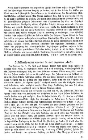 Schülerkonzert wieder in der eigenen Aula