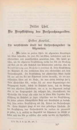 Erstes Kapitel. Die verpflichtende Kraft des Versprechungseides im Allgemeinen