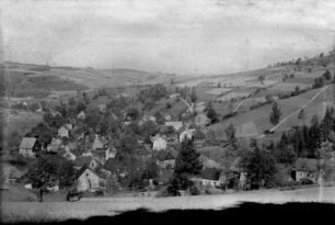 Blick vom Kämmel aufs Oberdorf und "Schenk-Barg"
