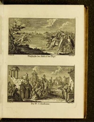 Geschichte des Attila u: der Hexe - Der H. Columbanus