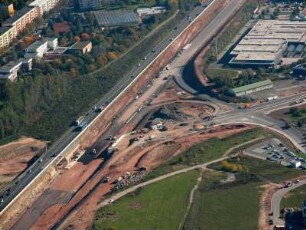 Jena : Bundesautobahn A 4 Abfahrt Jena-Zentrum