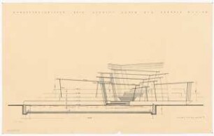 Bundesgartenschau 1957, Köln: Pergola Schnitt 1:50