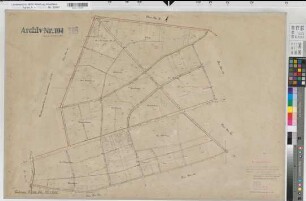 Dülmen, Stadt und Kspl., Haus Dülmen (Dülmen), Umlegung Dülmen, Urkarte 2 Dülmen Flur 21