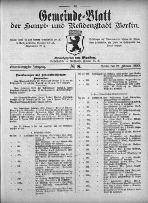 1900,8: No. 8, 25. Februar 1900