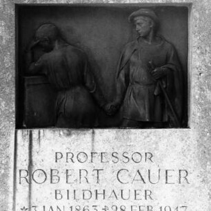 Robert Cauer; Darmstadt, Alter Darmstädter Friedhof III Mauer 46
