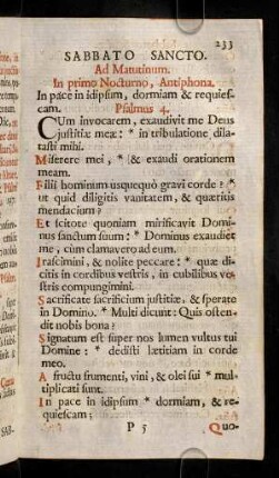 233-313, Sabbato Sancto.