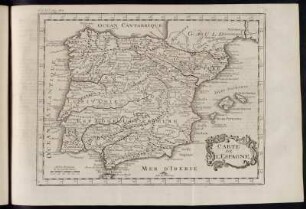 Carte l´Espagne.