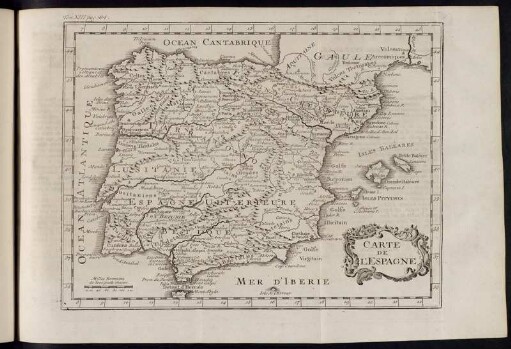 Carte l´Espagne.