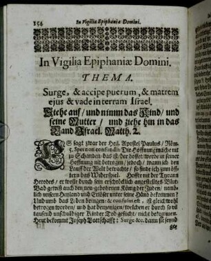 In Vigilia Epiphaniæ Domini. - In Epiphaniæ Domini.