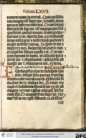 Psalmus lxxxvi.