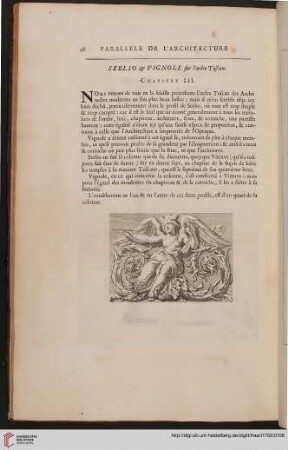 Serlio & Vignole sur l’ordre Toscan: Chapitre III