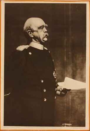 Bismarck spricht vor dem Reichstag