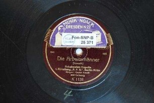 Enthält außerdem: Die rote Fahne / Küken Die Arbeitsmänner (Konath)