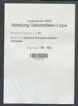 Konfirmation, Ordination und Introduktion von Pastoren