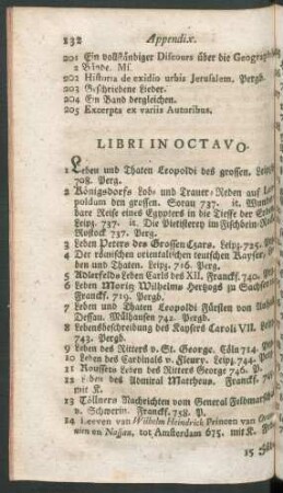 Libri in Octavo