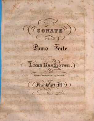 Sonate für das Piano-Forte : op. 10,3