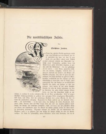 Die nordfriesischen Inseln.