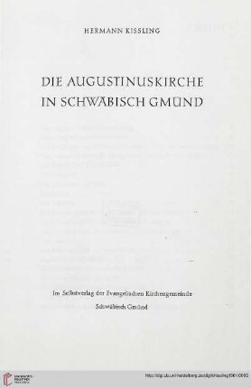 Die Augustinuskirche in Schwäbisch Gmünd