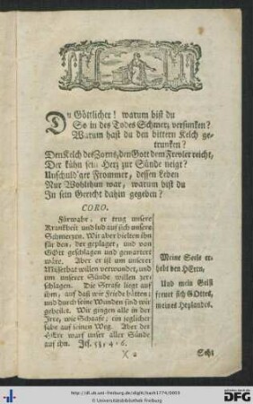 Eine Paßions-Musik.