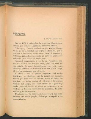 Hermanos : A Eduardo Acevedo Díaz